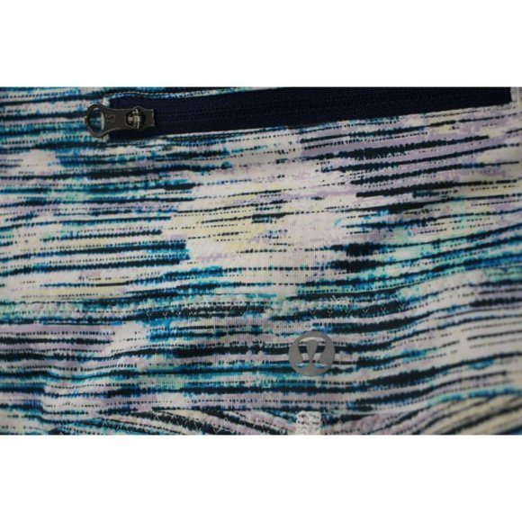 Lululemon Womens Size 4 Blurry Belle Real Quick Tight Leggings Multicolor gym - Picture 6 of 11